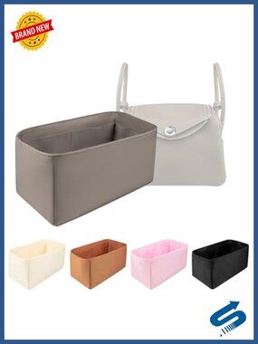 Nylon Handbag Organizer Insert Fits Lindy 19-45 Multiple Compartments